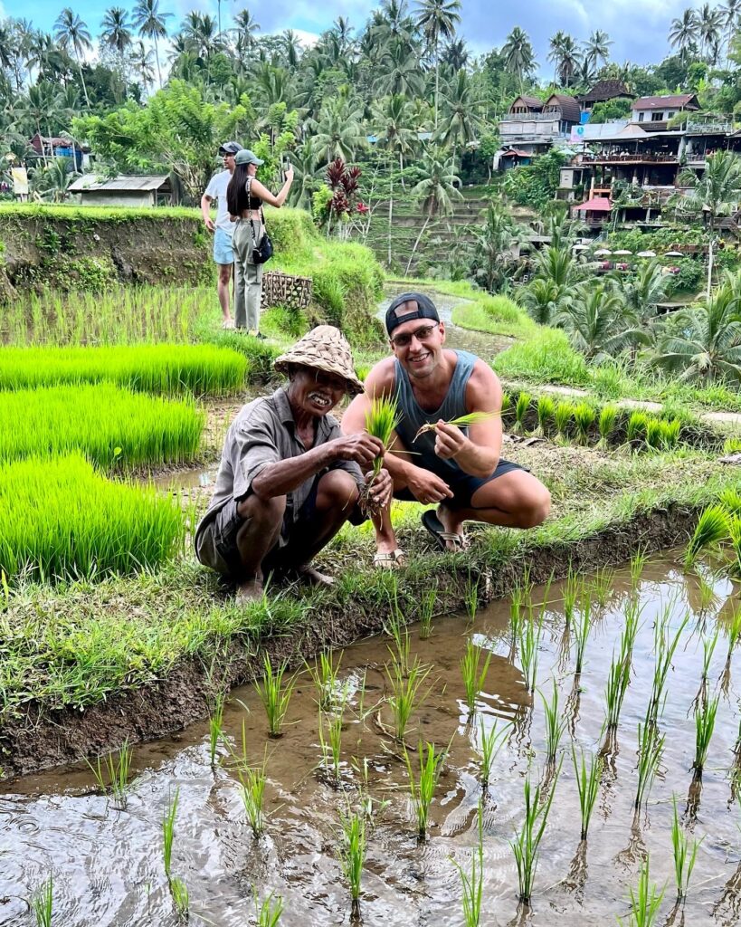 Generoso in Rice Fields in Bali